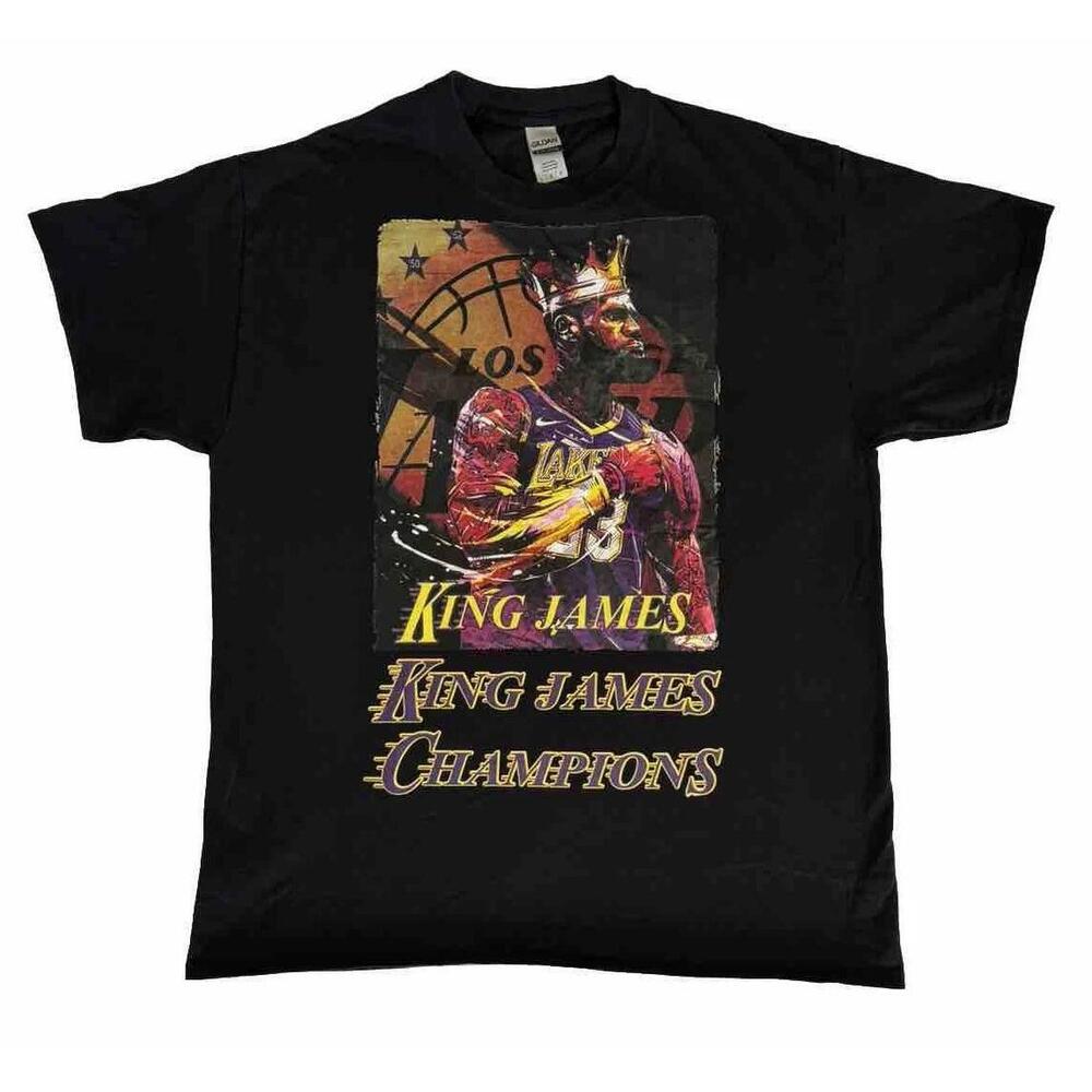 Lebron James King James La Lakers Tshirt arge